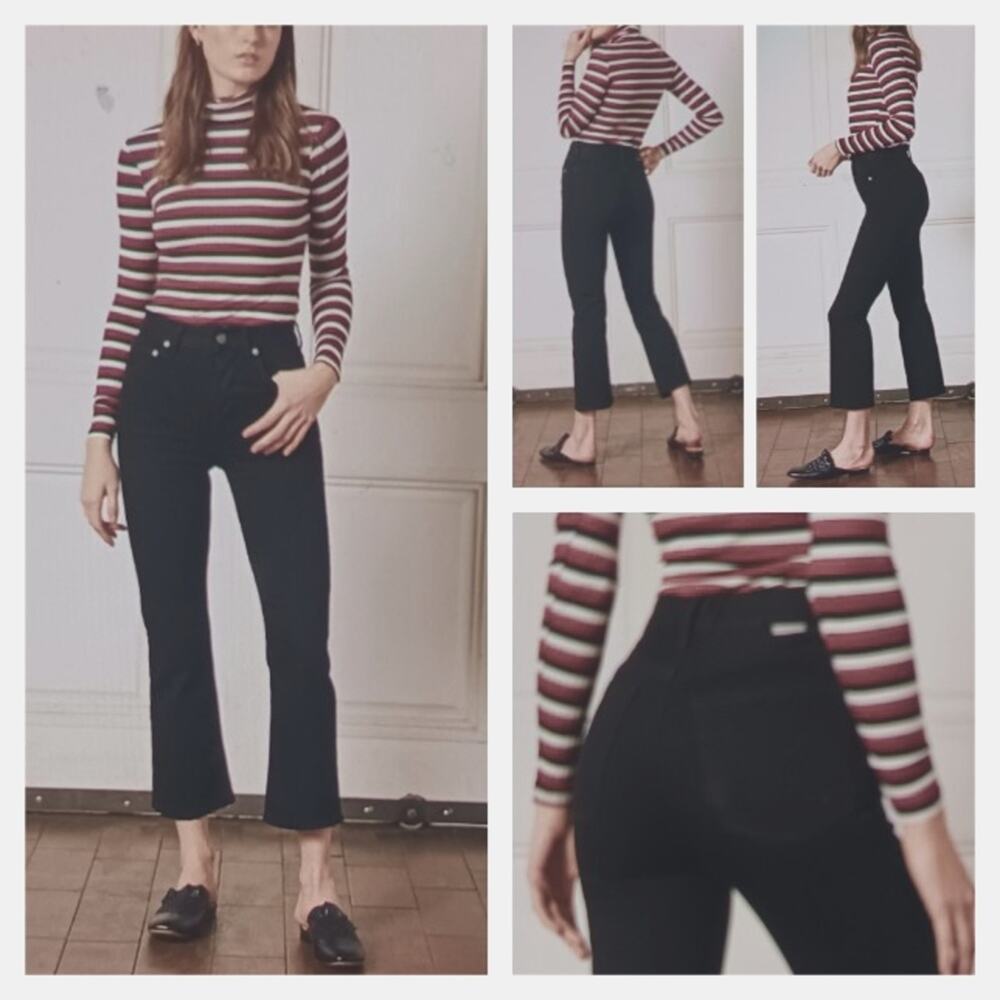 Boyish Brady Cropped Flare GUC $155 Size 31 J1390